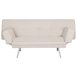 Sofa Bed BRISTOL Fabric Beige 3 Seater