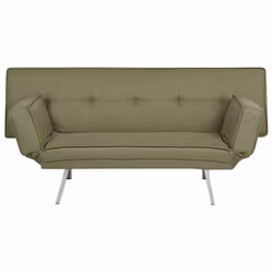 Sofa Bed BRISTOL Fabric Olive Green 3 Seater