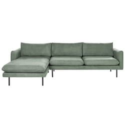 Corner Sofa VINTERBRO Fabric Light Green 4 Seater Right Hand