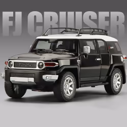 1:24 Toyota FJ Cruiser Alloy Car Model Die-cast Toy Metal Off-road Vehicle Car Model Simulation Sound and Light Children's To ...