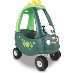 Little Tikes Dino Cozy Coupe Car. Kids Ride-On, Foot to Floor Slider, Mini Vehicle Push Car With Real Working Horn, Clicking Ignition Switch & Petrol