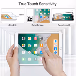 2 Pack for iPad 9.7 Screen Protector (iPad 6th/5th Generation, 2018/2017), iPad Pro 9.7, iPad Air 2 / iPad Air Tempered Glass Screen Film -Clear