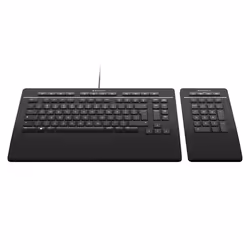 3Dconnexion Pro with Numpad keyboard Office USB + RF Wireless + Bluetooth QWERTY English Black