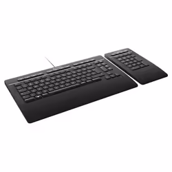3Dconnexion Pro with Numpad keyboard Office USB + RF Wireless + Bluetooth QWERTY English Black