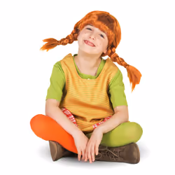 ) Pippi Longstocking costume for girls - 9-10 years (134-140 cm