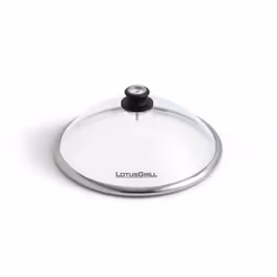 LotusGrill 9208547, Round, Transparent, Glass, Black, 34.5 cm, 142 mm