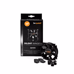 be quiet! SILENT WINGS 2 92mm Computer case Fan 9.2 cm Black