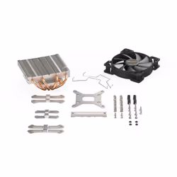 be quiet! Shadow Rock LP CPU Cooler, Single 120mm PWM Fan, For Intel Socket: 1200 / 2066 / 1150 / 1151 / 1155 / 2011(-3) Square ILM, For AMD Socket: AM2(+) / AM3(+) / AM4 / FM1 / FM2(+), 130W TDP, 75.4mm Height - Additional view 5