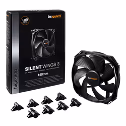 be quiet! SilentWings 3 Computer case Fan 14 cm Black