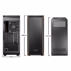 be quiet! Dark Base Pro 900 rev. 2 Full Tower Black, Orange