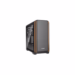 be quiet! Silent Base 601 Window, Midi Tower, PC, Black, Orange, ATX, EATX, micro ATX, Mini-ITX, Acrylonitrile butadiene styr ...