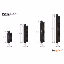 be quiet! Pure Loop 120mm All In One CPU Water Cooling, 1 X 120mm PWM Fan, For Intel Socket: 1200 / 2066 / 115X / 2011(-3) square ILM; For AMD Socket: AMD: AM4 / AM3(+) - Additional view 7