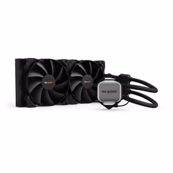 be quiet! Pure Loop 280mm All In One CPU Water Cooling, 2 X 140mm PWM Fan, For Intel Socket: 1200 / 2066 / 115X / 2011(-3) sq ...