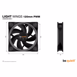 be quiet! Light Wings 120mm ARGB PWM Fan Black - Additional view 7