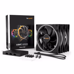 be quiet! Light Wings 140mm ARGB PWM Fan Black 3 Pack - Additional view 6