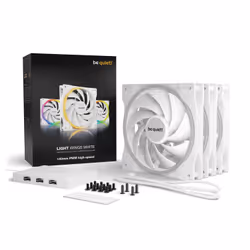 be quiet! Light Wings White | 140mm PWM high-speed Triple-Pack Computer case Fan 14 cm 3 pc(s) - Additional view 5