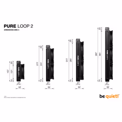 be quiet! Pure Loop 2 | 280mm Processor All-in-one liquid cooler 14 cm Black 1 pc(s) - Additional view 7