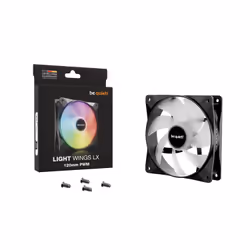 be quiet! LIGHT WINGS LX 120mm PWM Computer case Fan 12 cm Black 1 pc(s) - Additional view 5