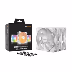 be quiet! LIGHT WINGS LX 120mm PWM 3-Pack White Computer case Fan 12 cm 3 pc(s) - Additional view 5