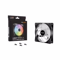 be quiet! LIGHT WINGS LX 120mm PWM high-speed Computer case Fan 12 cm Black 1 pc(s) - Additional view 5