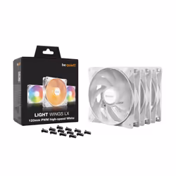 be quiet! LIGHT WINGS LX 120mm PWM High Speed 3-Pack White Computer case Fan 12 cm 3 pc(s) - Additional view 5