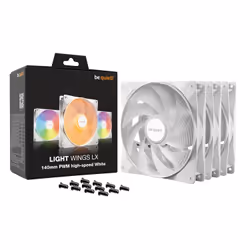 be quiet! LIGHT WINGS LX 140mm PWM High Speed 3-Pack White Computer case Fan 14 cm 3 pc(s) - Additional view 5