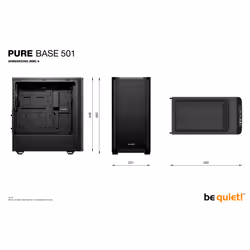be quiet! PURE BASE 501 Black Midi Tower - Additional view 8
