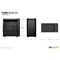 be quiet! PURE BASE 501 Airflow Black Midi Tower - Additional view 8