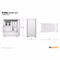 be quiet! PURE BASE 501 Airflow White Midi Tower - Additional view 8
