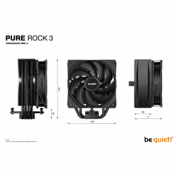 be quiet! Pure Rock 3 Black Processor Air cooler 12 cm 1 pc(s) - Additional view 7
