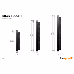 be quiet! Silent Loop 3 360 mm Processor All-in-one liquid cooler 12 cm Black 1 pc(s) - Additional view 8
