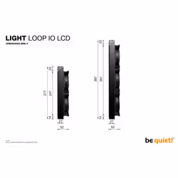 be quiet! Light Loop IO LCD 360 mm White - Additional view 8