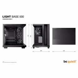 be quiet! Light Base 500 Midi Tower Black - Additional view 8