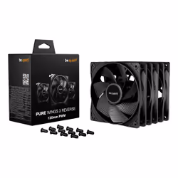 be quiet! Pure Wings 3 120 mm PWM Reverse Triple Pack Black Computer case Fan 12 cm 3 pc(s) - Additional view 3
