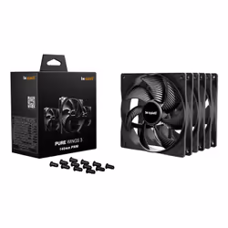 be quiet! Pure Wings 3 140 mm PWM Triple Pack Computer case Fan 14 cm Black 3 pc(s) - Additional view 3