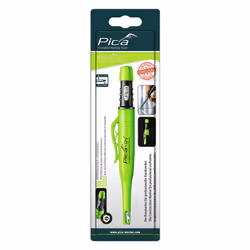 Pica-Marker Pica DRY Longlife Automatic Pen, Black, Green, Plastic, Stainless steel, Grey, 2B, 2.8 mm, 12.5 cm