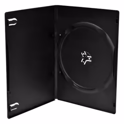 MediaRange BOX13, DVD case, 1 discs, Black, Plastic, 120 mm, RoHS
