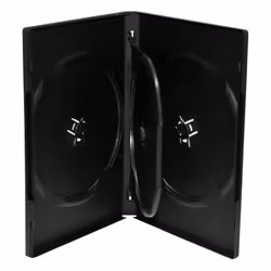 MediaRange BOX17, DVD case, 4 discs, Black, Plastic, 120 mm, RoHS