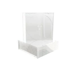 MediaRange BOX20 optical disc case Jewel case 1 discs Transparent