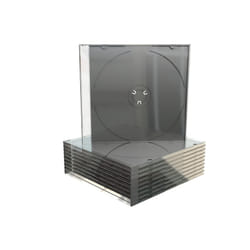 MediaRange BOX21-M optical disc case Jewel case 1 discs Black, Transparent