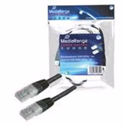 MediaRange MRCS104, 5 m, Cat5, Black