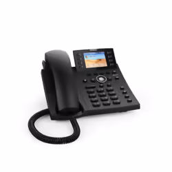 Snom D335, IP Phone, Black, Wired handset, TFT, 320 x 240 pixels, Gigabit Ethernet