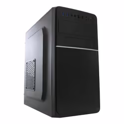 LC-Power 2015MB, Micro Tower, PC, Black, ATX, Metal, Home/Office