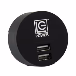 LC-Power LC-CH-USB-WS, Indoor, AC, 5 V, 3.4 A, Black