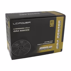 LC-Power LC6560GP4 V2.4 power supply unit 560 W 20+4 pin ATX ATX Black