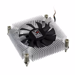 LC-Power LC-CC-65 computer cooling system Processor Cooler 6.5 cm Blue, Silver, White