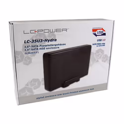 LC-Power LC-35U3-HYDRA storage drive enclosure HDD enclosure Black 3.5" - Additional view 4