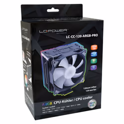 LC-Power LC-CC-120-ARGB-PRO computer cooling system Processor Cooler 12 cm Black - Additional view 5