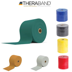 Theraband Professional Resistance Bands Latex Core Balance Home Fitness Gym Yoga - Silver