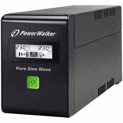 PowerWalker VI 800 SW, Line-Interactive, 0.8 kVA, 480 W, 162 V, 290 V, 220 V